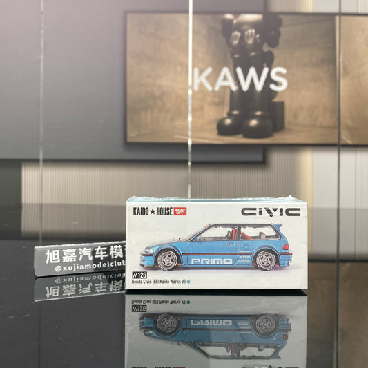Kaido House+MINIGT 1/64 Honda Civic EF car model