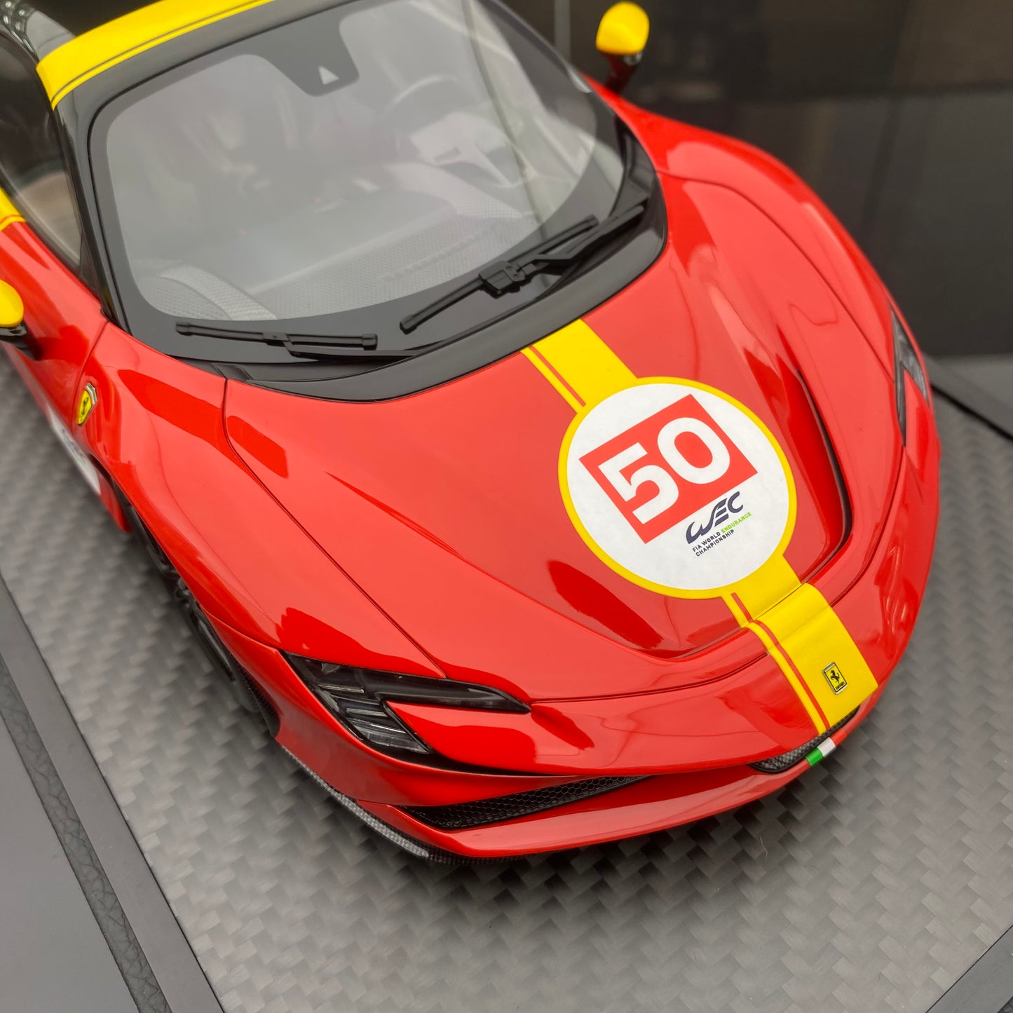 BBR 1/18 Ferrari SF90 Stradale Le Mans Red Limited Edition Car Model