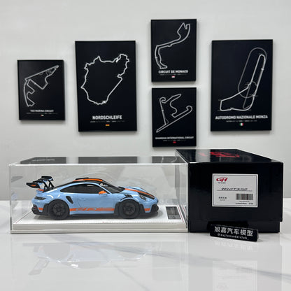 GH MODEL 1/18 Porsche 992 GT3RS Gulf Oil Limited Edition Model Car