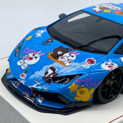 DG 1/18 Lamborghini HURACAN LB+NOVITEC LINE Limited Edition Car Model Collection