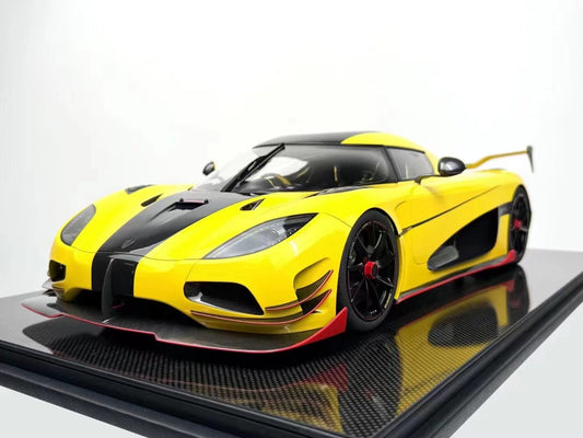 【pre-sell】Frontiart 1/8 Koenigsegg Agera ML Locke Yellow Limited Edition High-End Car Model Ornament