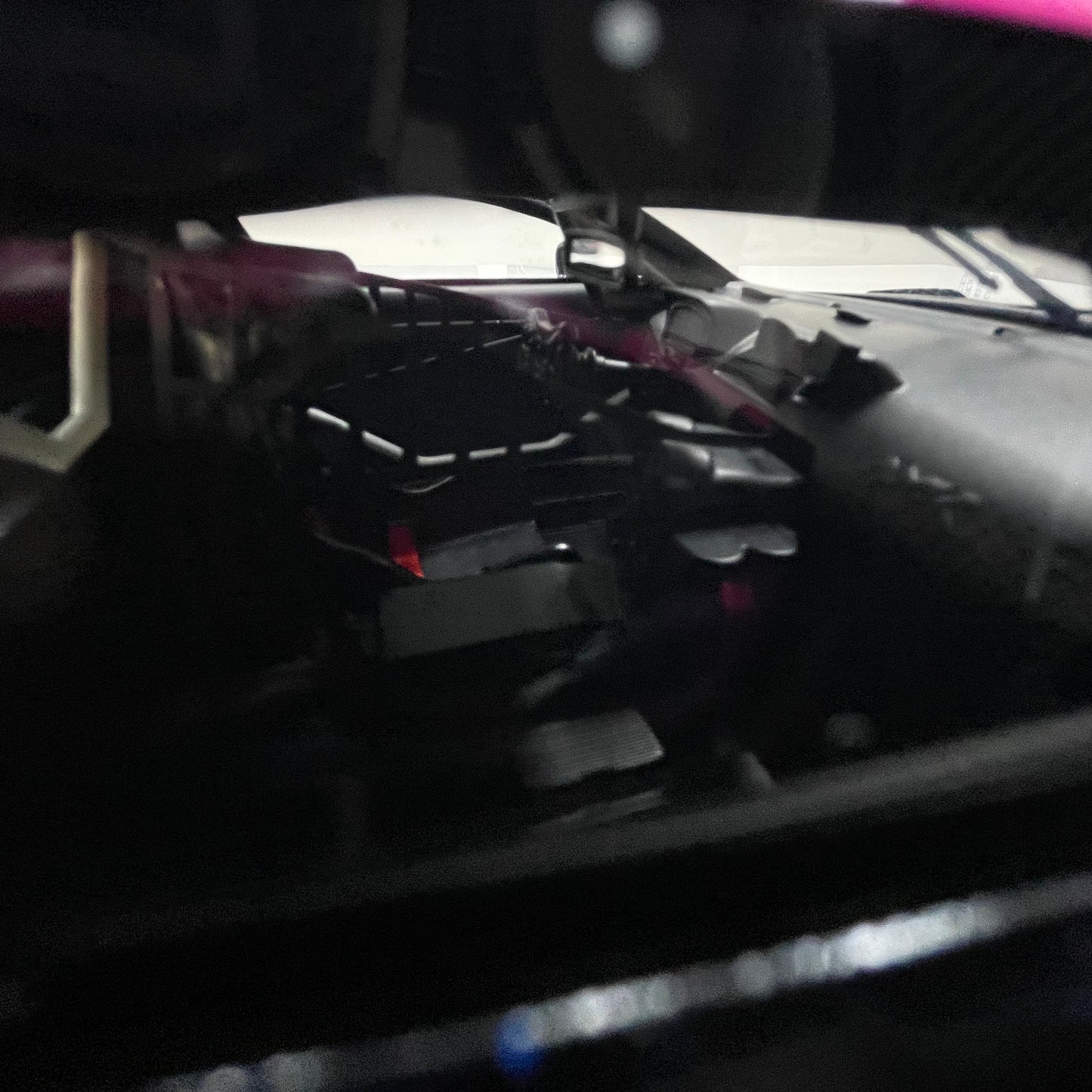 TopSpeed 1/18 Aston Martin Vantage GT3 Evo #44 Magnus Racing Black/Purple Livery (TS0690)