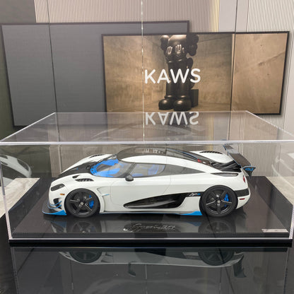 FRONTIART 1/8 Koenigsegg RS1 Pearl White Limited Edition Car Model Collection