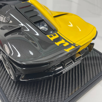 BBR 1/12 Ferrari SP3 Daytona 599+1 Spider Modena Yellow BBR1217O