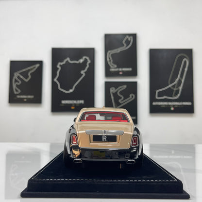 HH Model 1/18 Rolls-Royce Phantom Series II – Diamond Black/Champagne Gold (HH736)