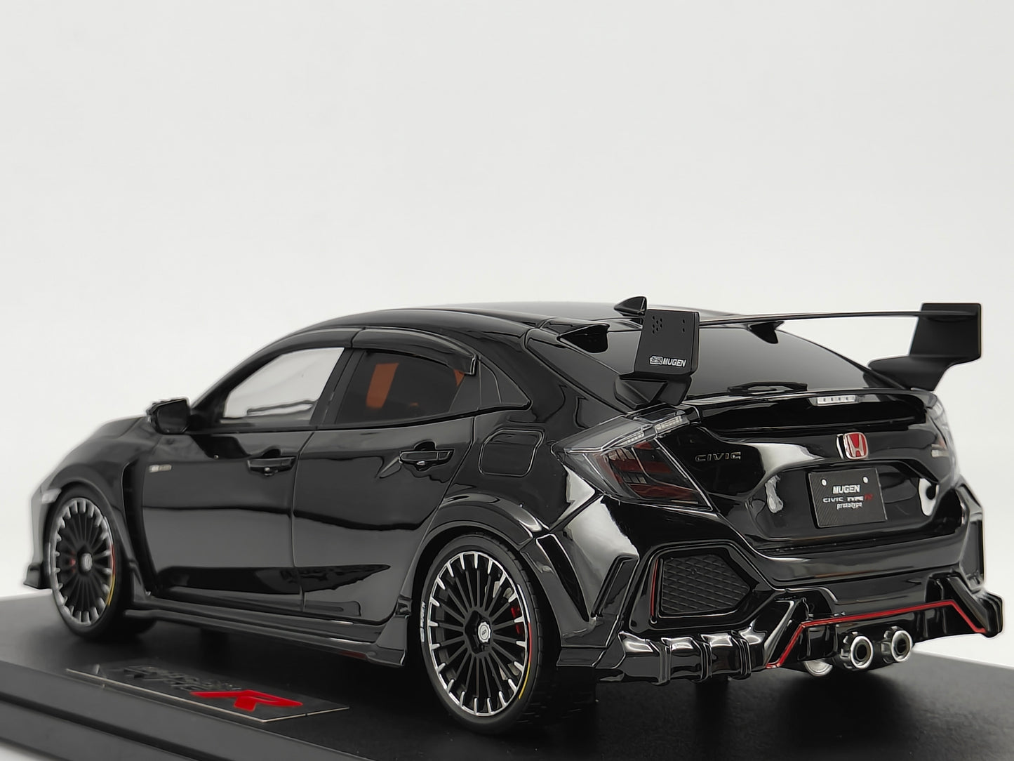 POPRACE 1/18 Honda FK8 Mugen Civic Type R Blue Birthday Gift Car Model