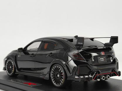 POPRACE 1/18 Honda FK8 Mugen Civic Type R Blue Birthday Gift Car Model
