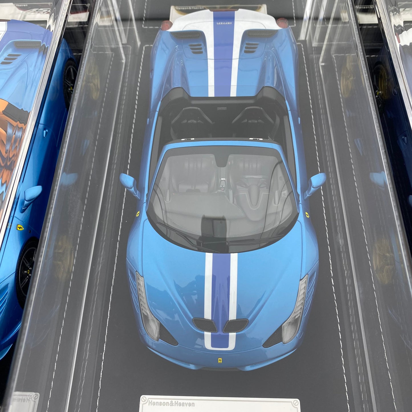 Modelo HH 1/18 Ferrari 458 Speciale Aperta, adornos de modelo de coche de simulación