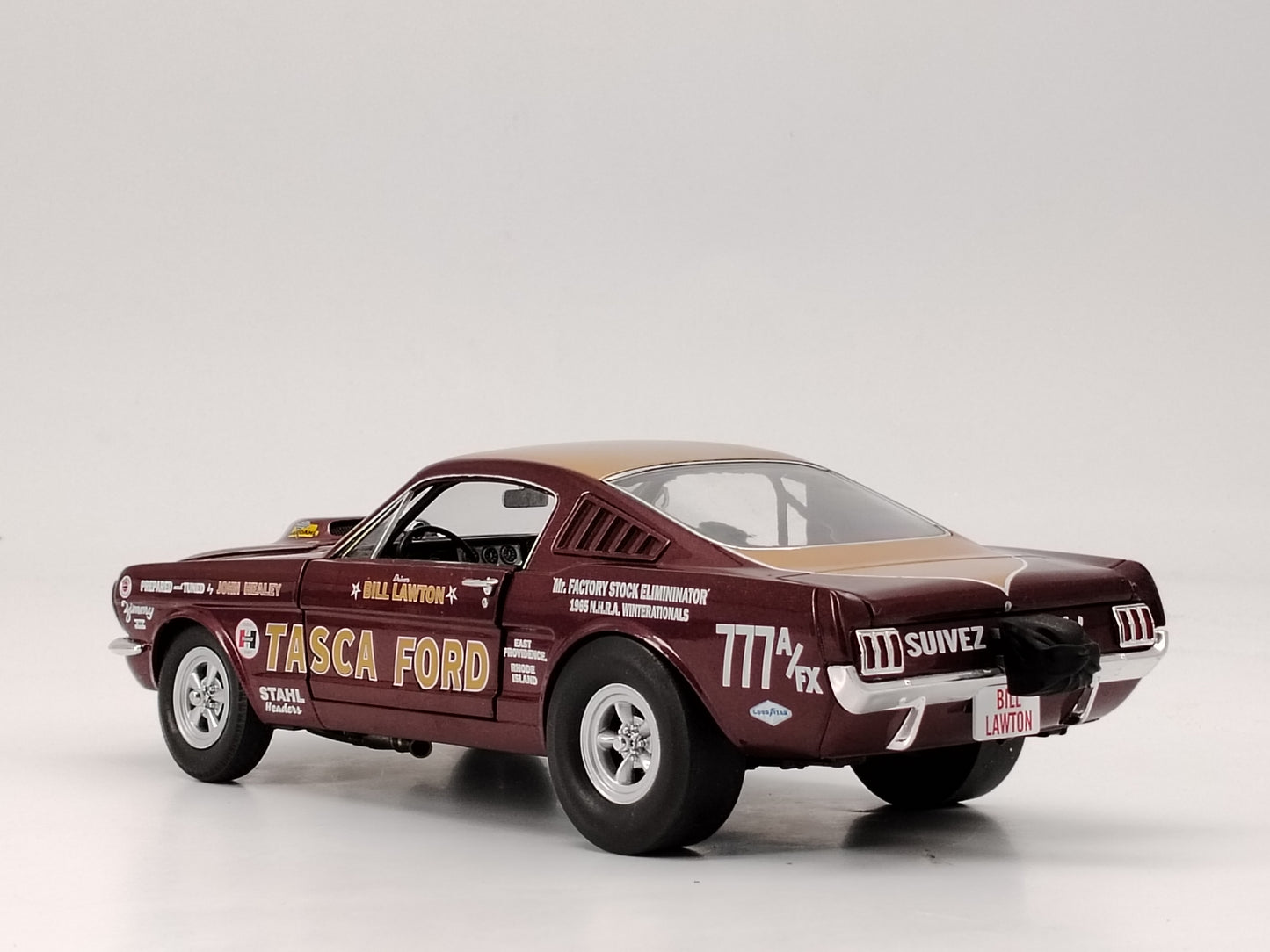 ACME 1/18 Ford Mustang A/FX Gas Ronda 1965 Orange Paint Model