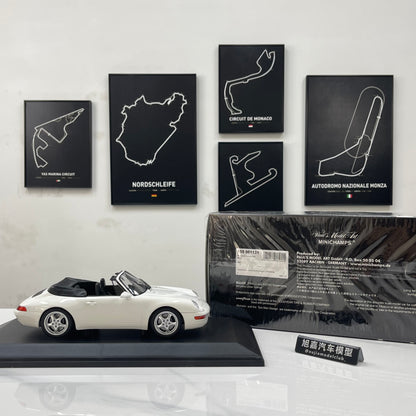MINICHAMPS 1/18 Porsche 911 (993) Cabriolet White 155061131