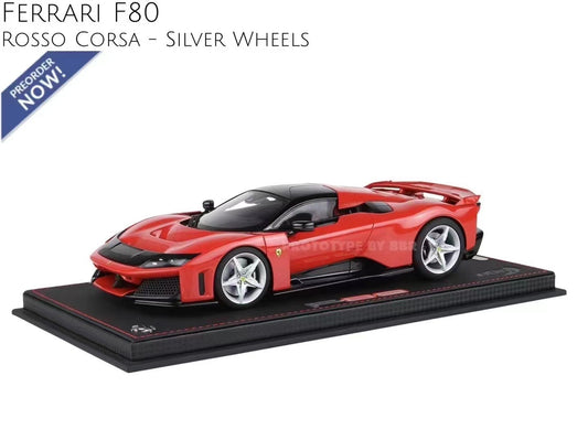 pre-sell BBR 1/18 Ferrari F80 New Horse Standard Red Limited Edition Car Model Ornament