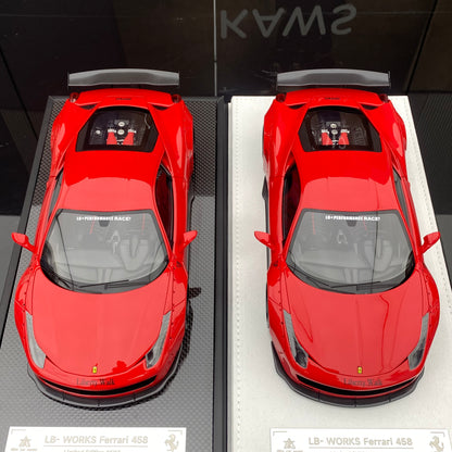 BBA CAR MODEL 1/18 Ferrari 458 GT simulation car model ornaments