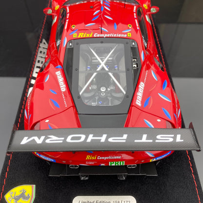 BBR 1/18 Ferrari 488 GTE LM GTE PRO Team Risi Le Mans 2020 - N. 82