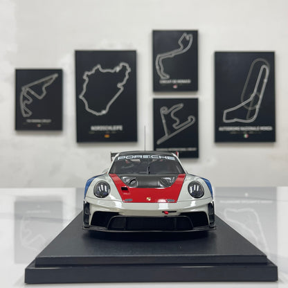 GT Spirit 1/18 Porsche 911 (992) GT3 R Rennsport White/Red Livery GT495