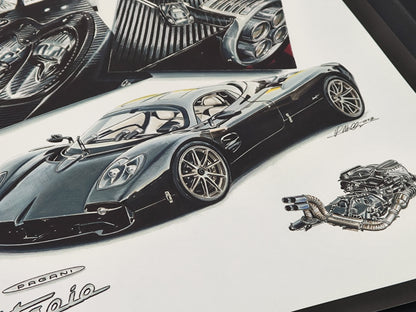 ZP 1/43 Pagani Utopia Hong Kong Launch Owner's Set Limited Model Car