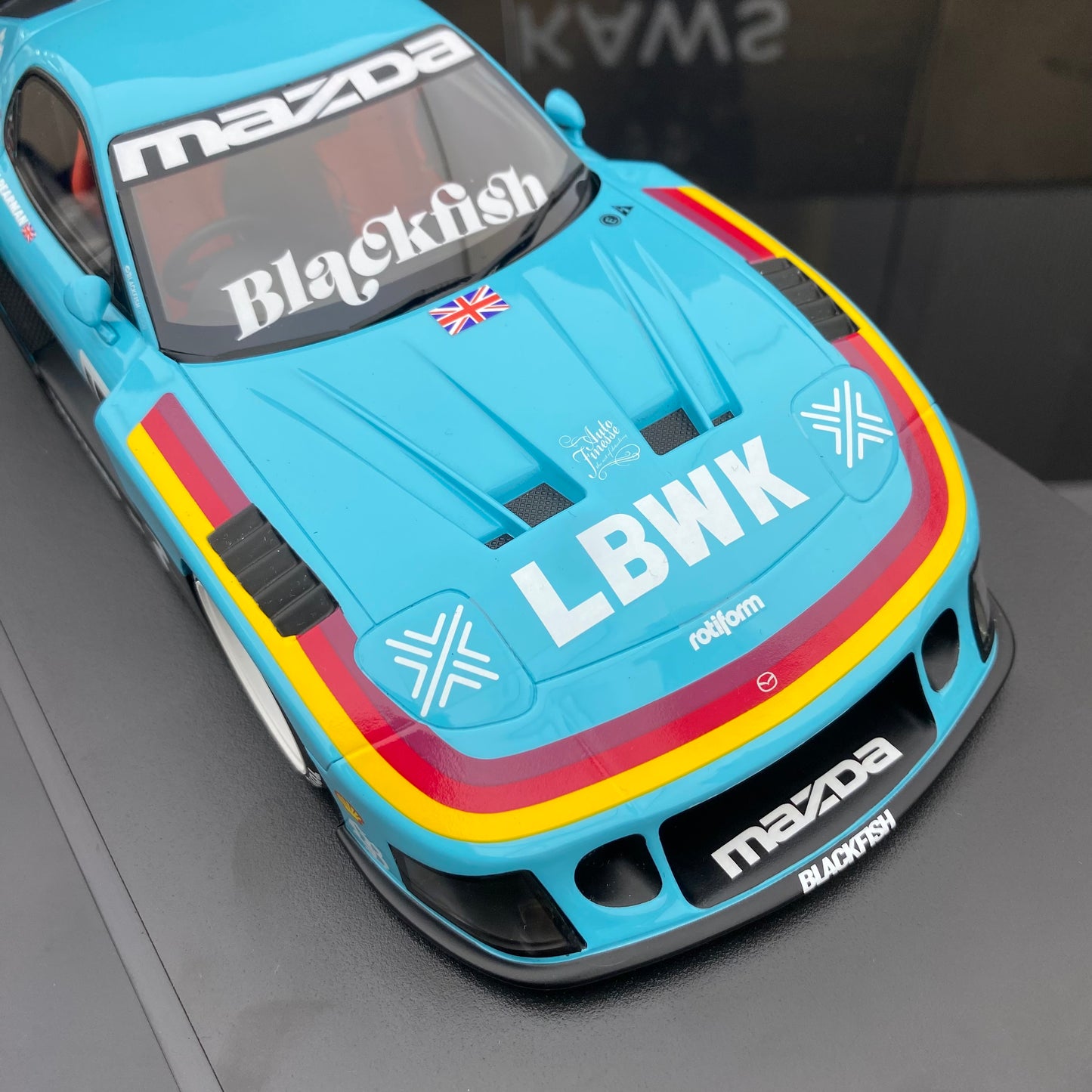 Topspeed 1/18 Mazda RX-7 LB- Super Silhouette Liberty Walk Europe Limited Edition Car Model Ornament
