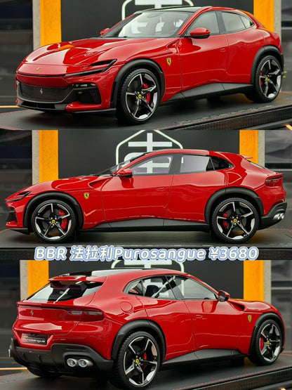 BBR 1:18 Ferrari Purosangue Rosso Corsa 48/48 DDJ080