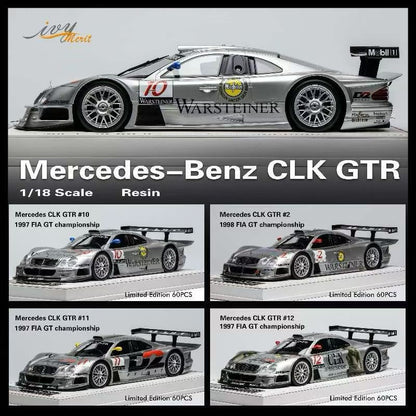 IVY 1/18 Mercedes-Benz CLK GTR 1997 racing car model figurine