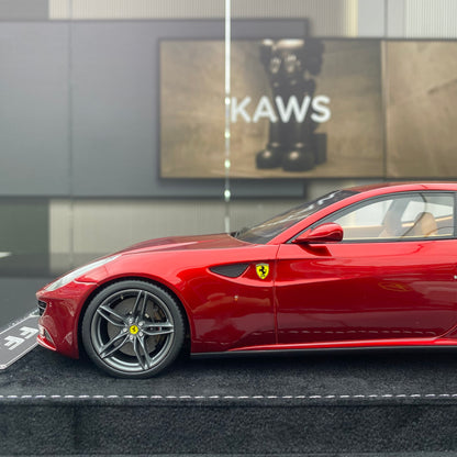Ferrari FF HH MODEL 1/18, modelo de coche de simulación de edición limitada, color rojo metalizado estándar