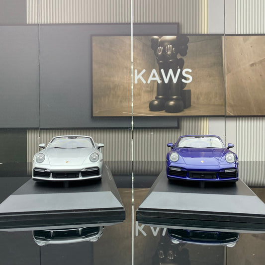 Porsche 911 Turbo Convertible de aleación, modelo cerrado, escala 1/18, de Minichamps