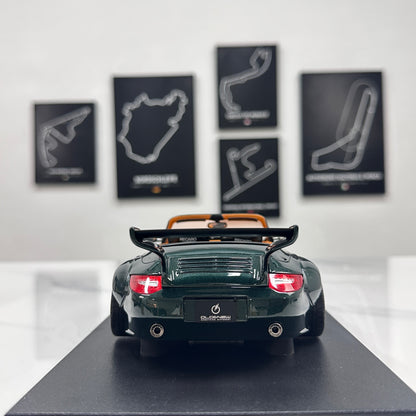 GT Spirit 1/18 Porsche Old & New Tokyo Auto Salon Green GT548