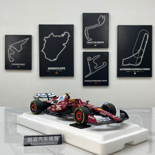 BBR 1/18 Ferrari Hamilton Monaco GP 2025 Red P18267C44