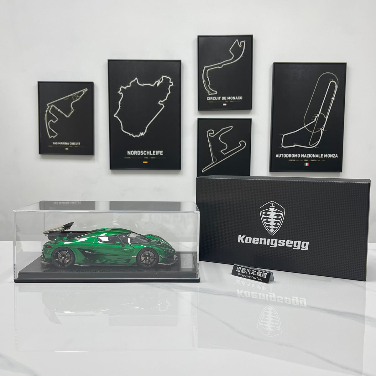 FrontiArt 1/18 Koenigsegg Jesko – Green (FA208)