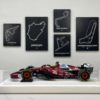 BBR 1/18 Ferrari Hamilton Monaco GP 2025 Red P18267C44