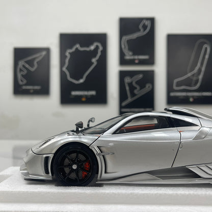 LCD 1/18 Pagani Imola Silver LCD125