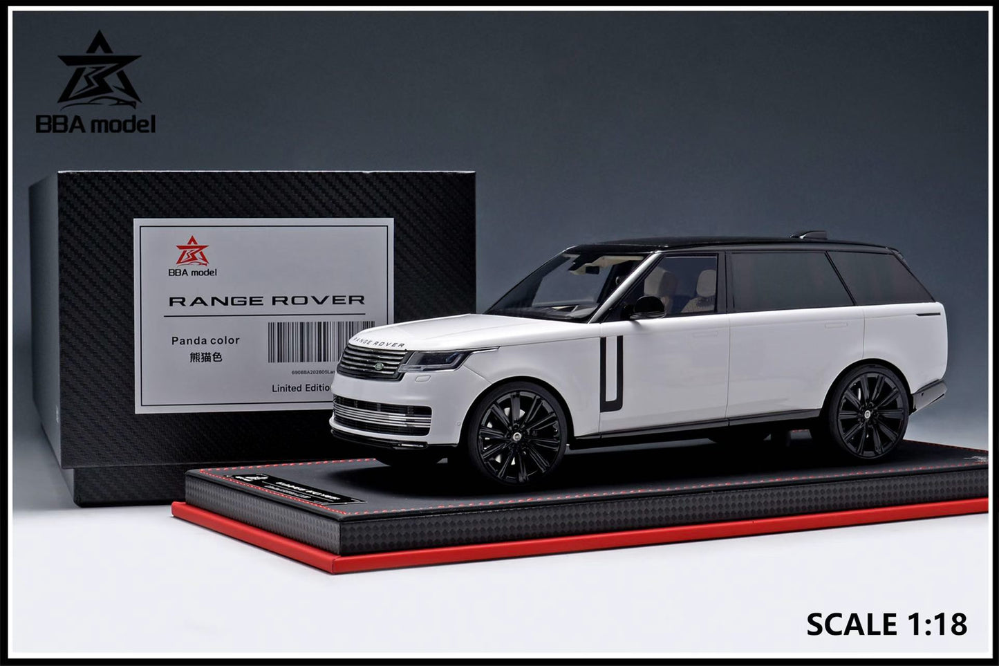 BBA model 1/18 Land Rover Range Rover Autobiography Long Wheelbase resin car model