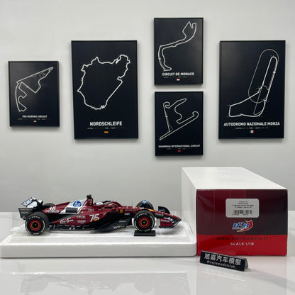 BBR 1:18 Ferrari SF25 F1 Car — Monaco GP 2nd Place (#16) — P18267C16