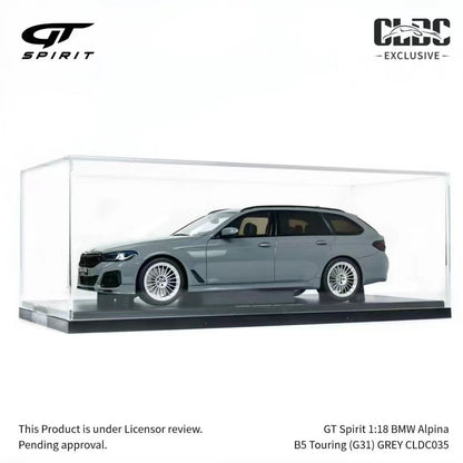 Adornos para modelo de coche de simulación GT Spirit 1/18 BMW Alpina B5 Touring (G31) GRIS