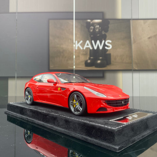 Ferrari FF HH MODEL 1/18, modelo de coche de simulación de edición limitada, color rojo metalizado estándar