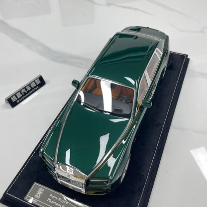 HH Model 1/18 Rolls-Royce Phantom Series II – Peninsula Green (HH734)