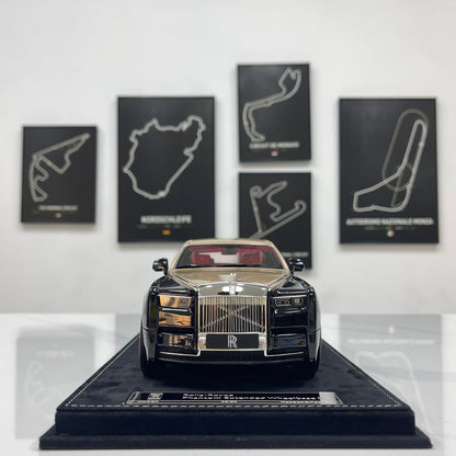 HH Model 1/18 Rolls-Royce Phantom Series II – Diamond Black/Champagne Gold (HH736)