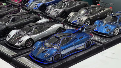 Adornos de modelo de coche de edición limitada Pagani Zonda 760 a escala 1/18 HH MODEL