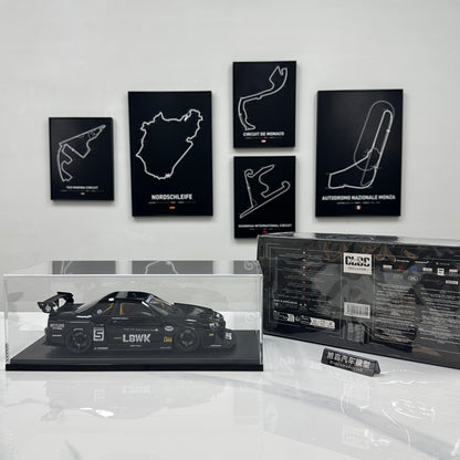 GT Spirit 1/18 Nissan Skyline GTR R34 LB - Super Silhouette Black Livery CLDC049