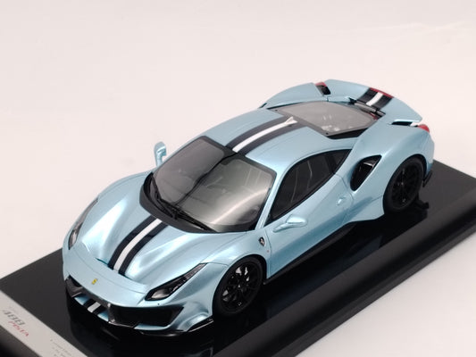 Amalgam 1/18 Ferrari 488 PISTA Ice Blue Limited Edition Scale Model Car