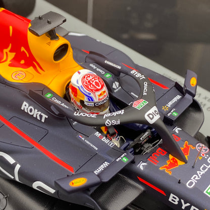 SPARK 1/18 Oracle F1 Team RB19 2023 Spanish Grand Prix Victory No. 1 Verstappen 40 career wins Red Bull Limited Edition car model