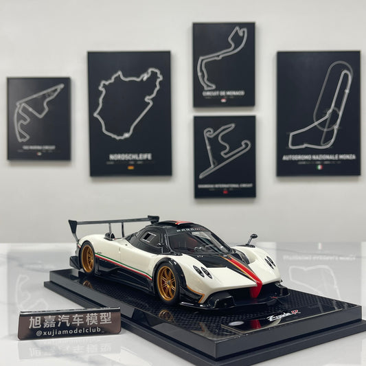 KASH MODEL 1/18 Pagani Zonda R Warm Pearl White KPZR003
