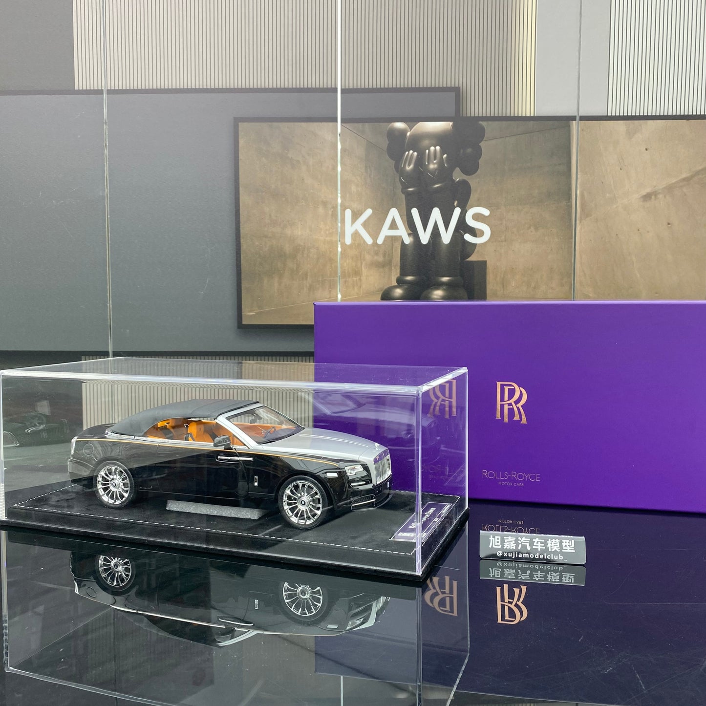 HH Model 1/18 Rolls-Royce Dawn Resin Simulation Car Model