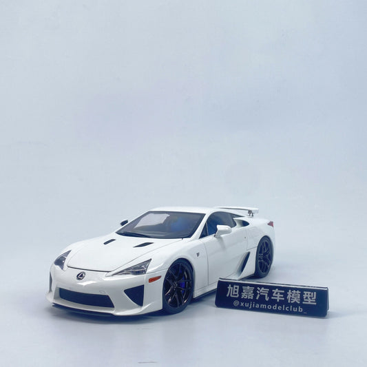 WELL 1/18 Lexus LFA white alloy simulation model car ornaments