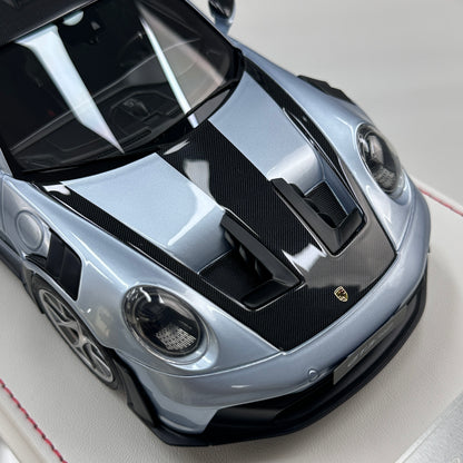 GH MODEL 1/18 Porsche 992 GT3RS Ice Blue Limited Edition Model Car