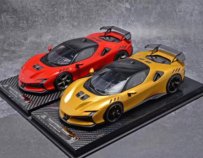 BBA MODEL 1/18 Ferrari SF90 XX limited edition car model collection birthday gift ornaments