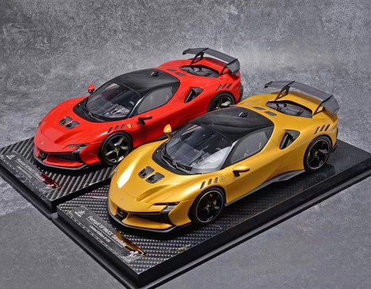 BBA MODEL 1/18 Ferrari SF90 XX limited edition car model collection birthday gift ornaments