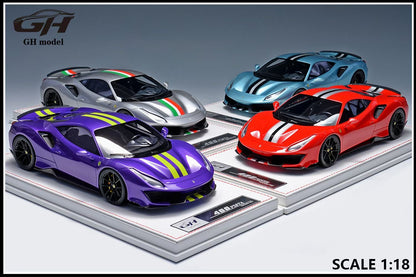 GH Model 1/18 Ferrari 488pista Limited Edition Model Figurine