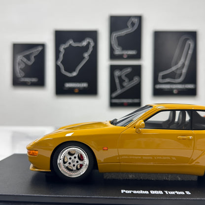 GT Spirit 1/18 Porsche 968 TURBOS Yellow GT947