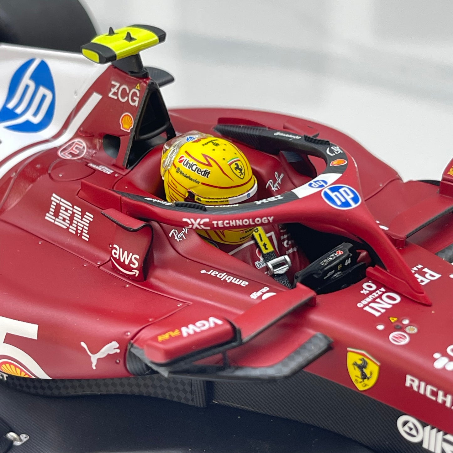 BBR 1/18 Ferrari Hamilton Monaco GP 2025 Red P18267C44
