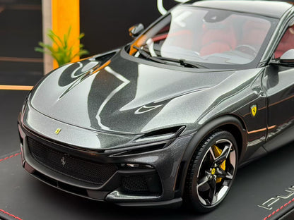 BBR 1:18 Ferrari PUROSANGUE Grey Silverstone 09/28  DDJ002