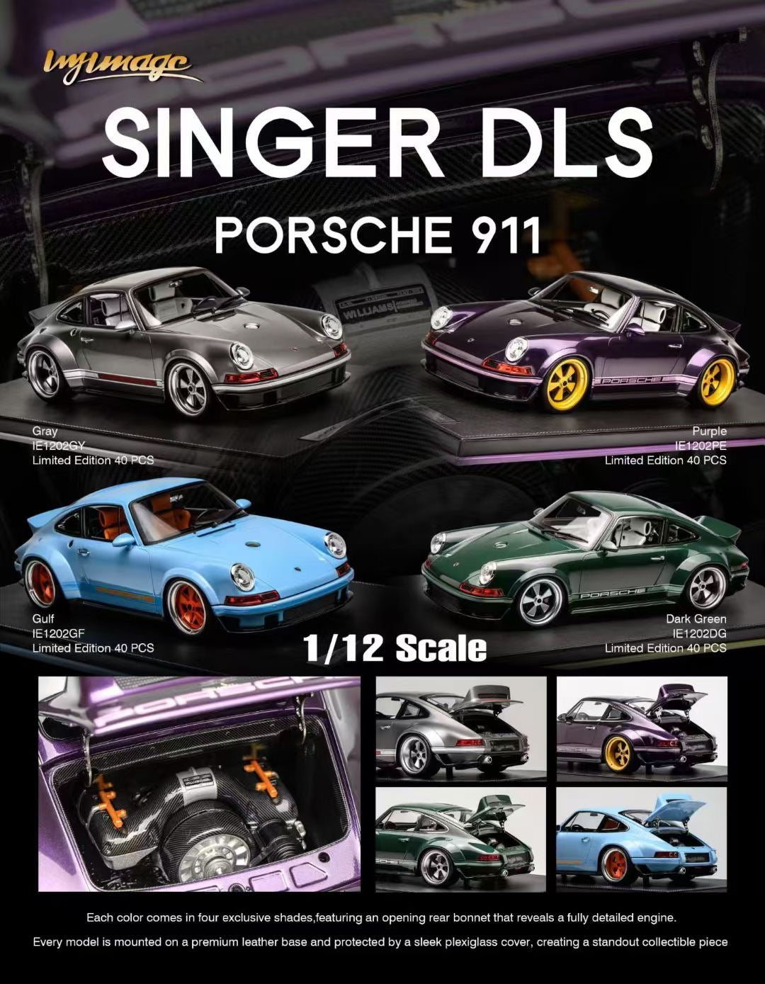 IVY 1/12 Porsche Singer DLS Limited Edition Model